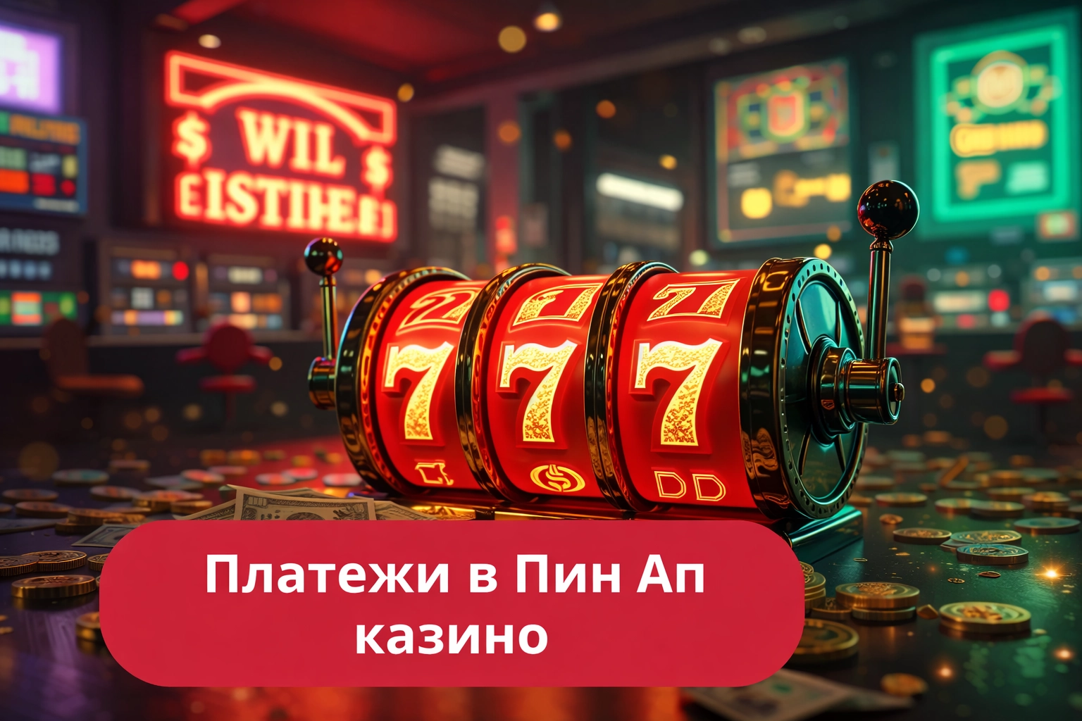 Платежи в Пин Ап казино